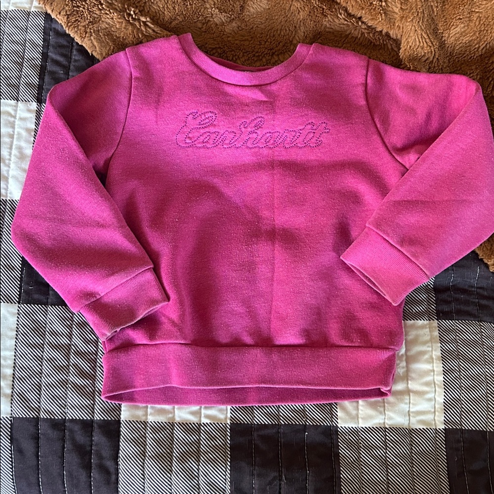 Carhartt Pink Toddler Sweatshirt